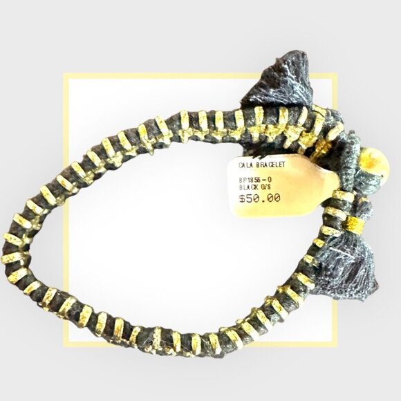 Free People - Gold and Grey Bracelet. New with Tags - Picture 2 of 2